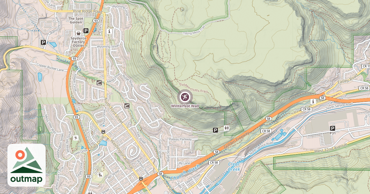 Map of Winterfest Wall