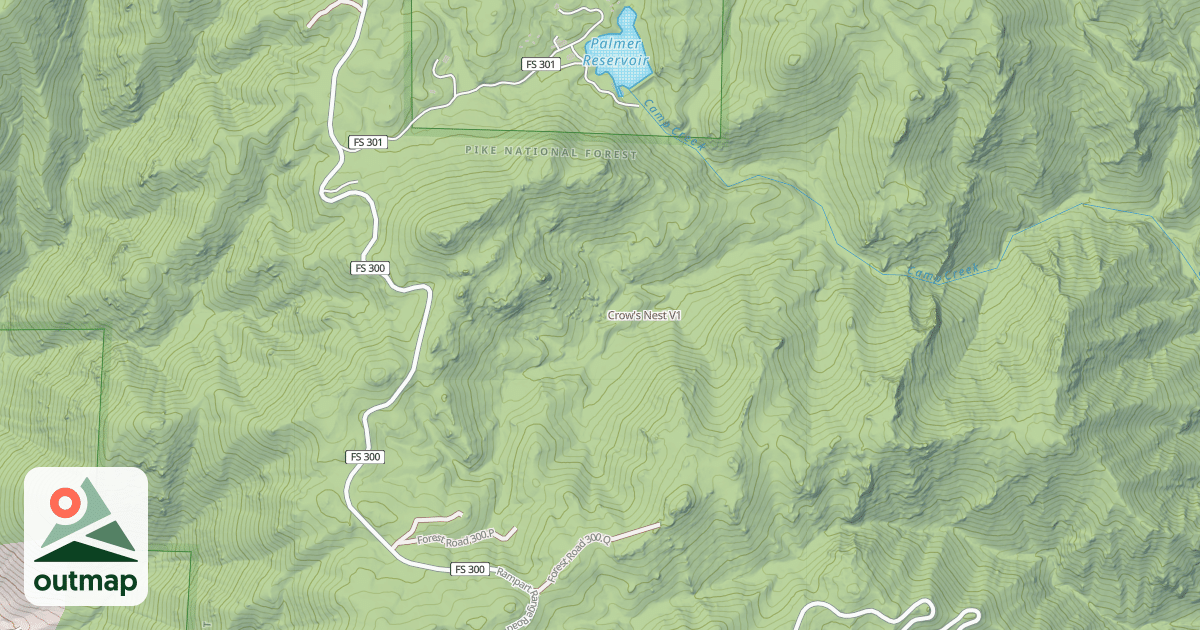 Map of Crow's Nest