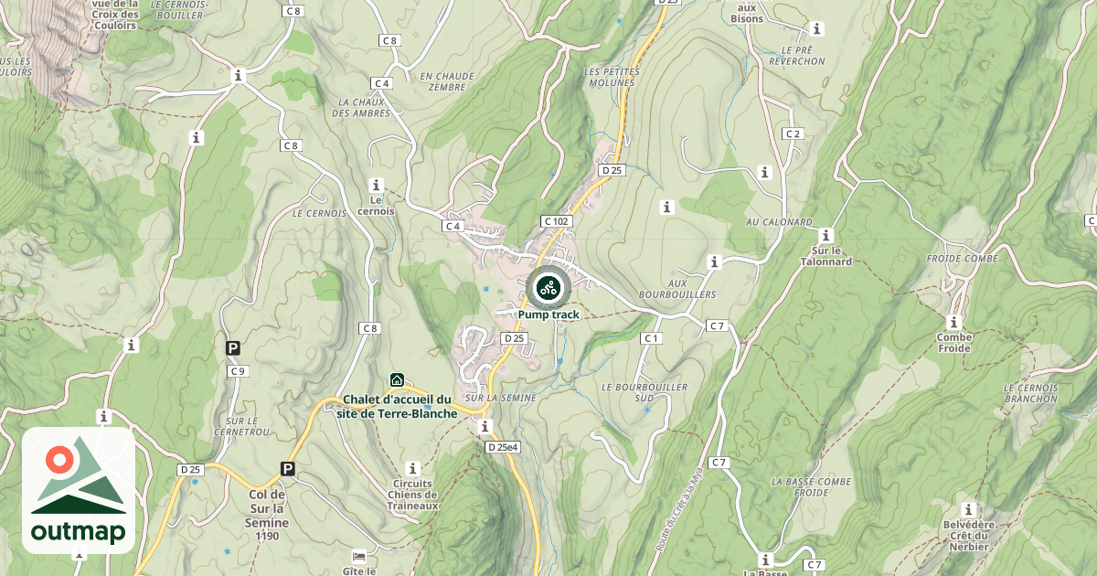 Map of Pump track
