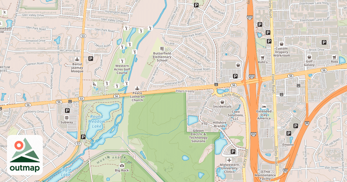 Map of Pillers