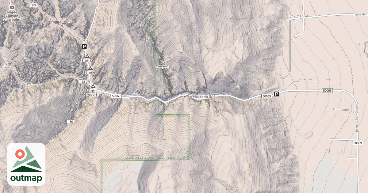 Map of The Hitchhiker