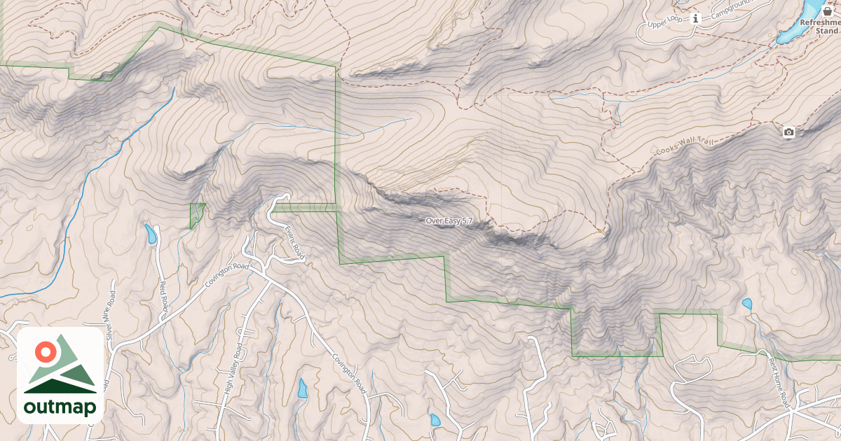 Map of Over Easy