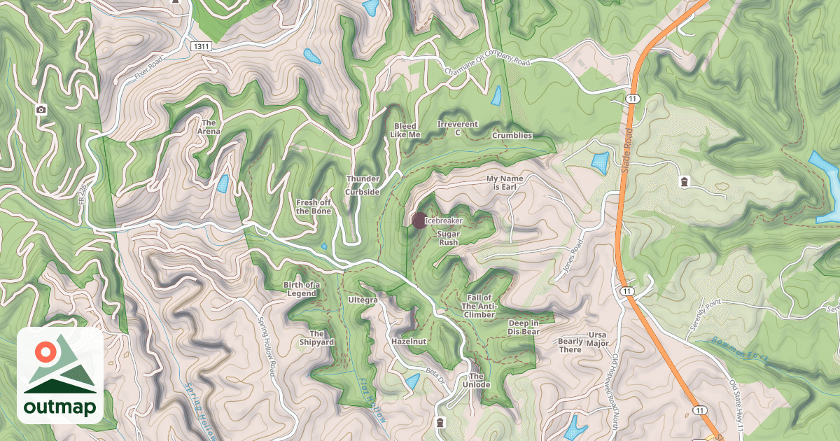 Map of Icebreaker