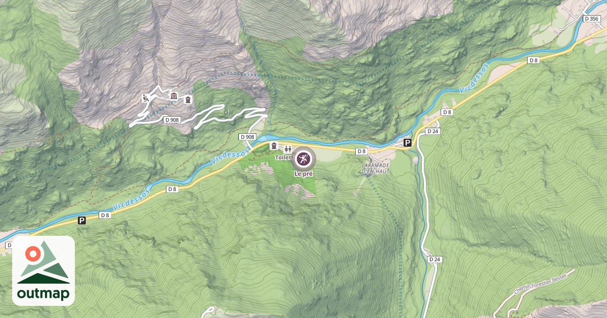 Map of Le pré
