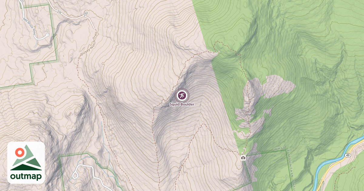 Map of Squid Boulder