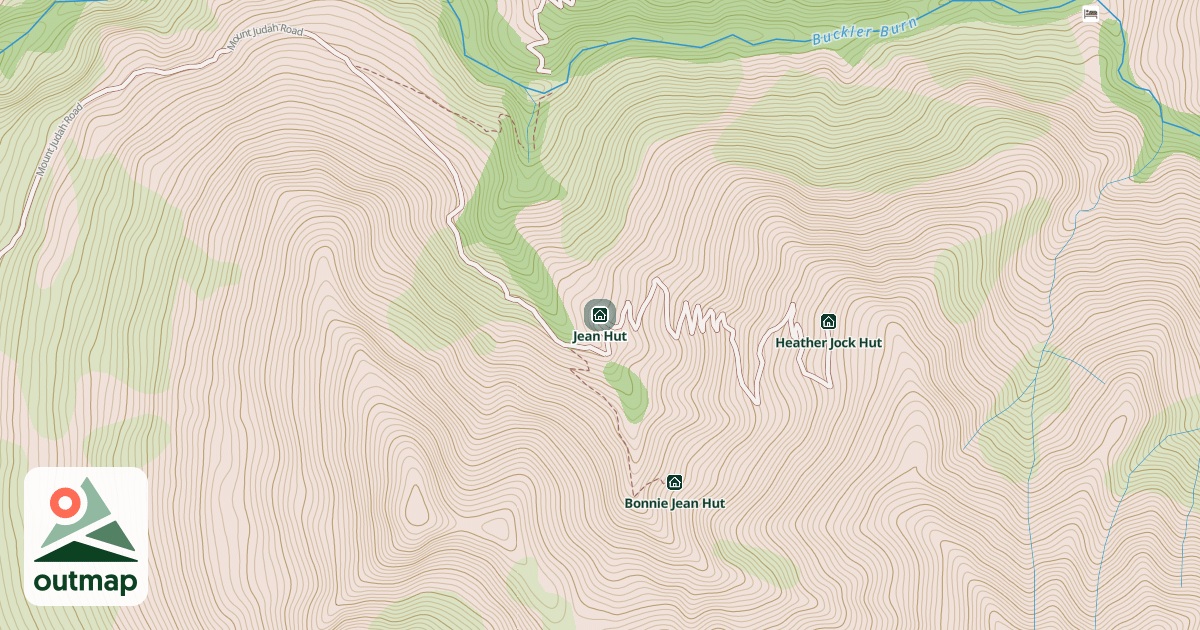 Map of Jean Hut