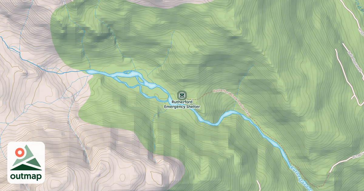 Map of Rutherford Emergency Shelter