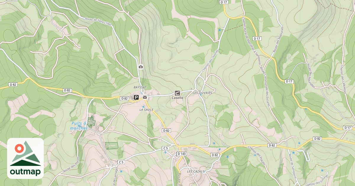 Map of Caselle