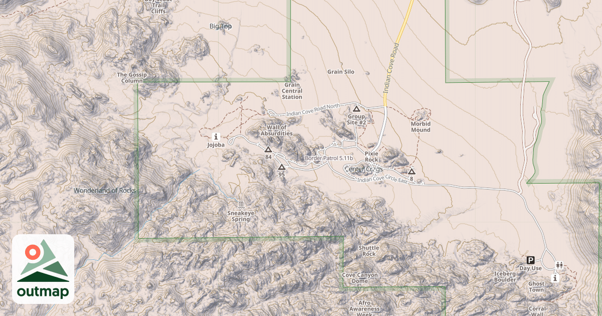 Map of Border Patrol