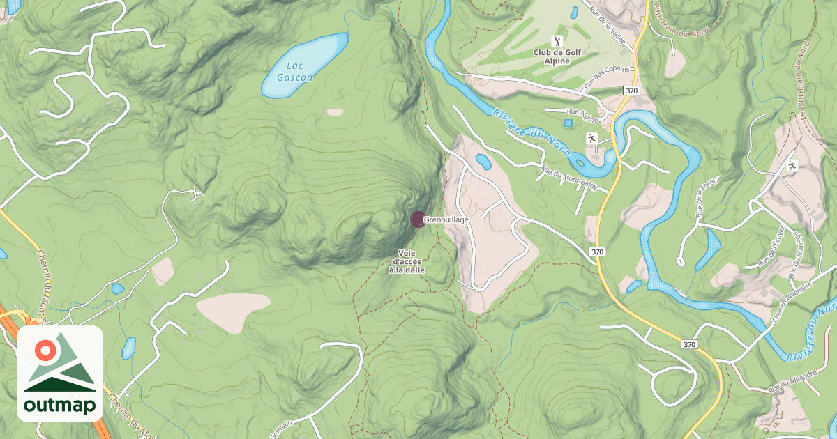 Map of Grenouillage