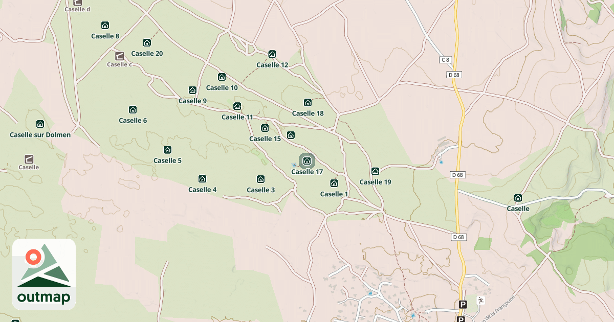 Map of Caselle 17