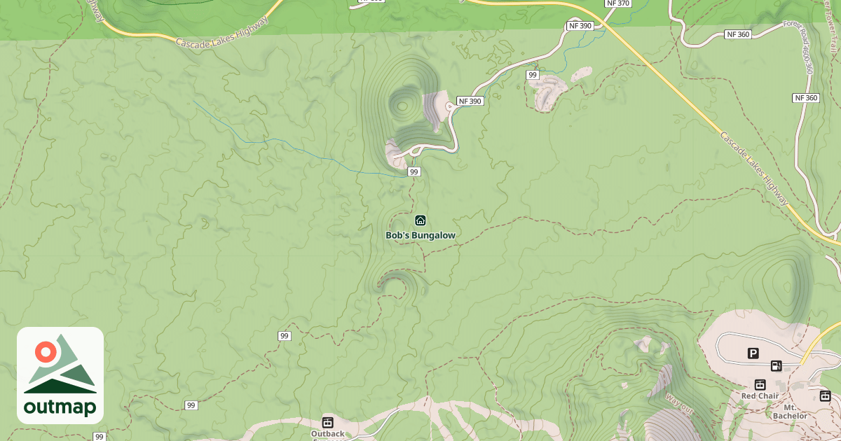 Map of Bob's Bungalow