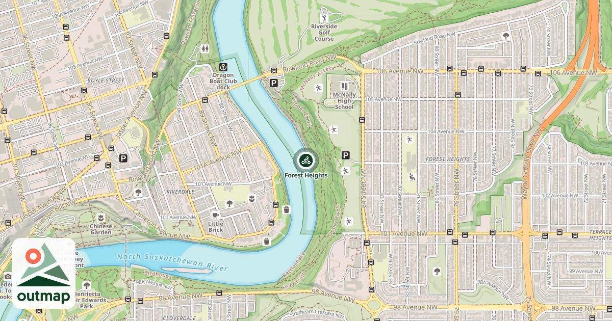 Map of Forest Heights