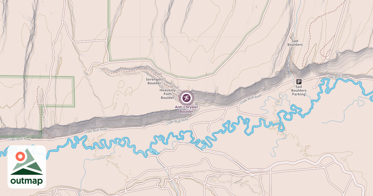 Map of Anti Chrysler Boulder