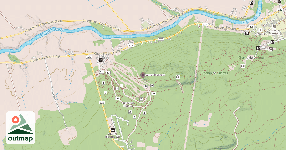 Map of Former Rock Star