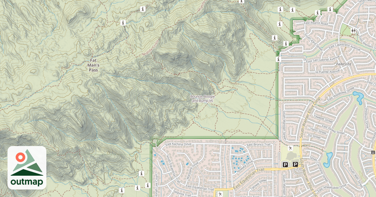 Map of Bounce, Boogie and Bump