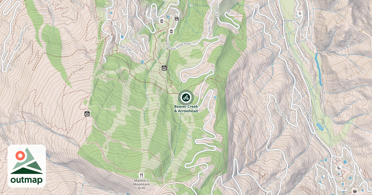 Map of Beaver Creek & Arrowhead