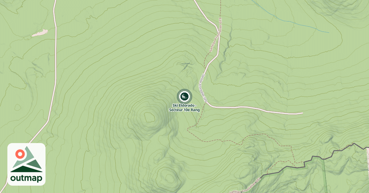 Map of Ski Eldorado - Secteur 10e Rang