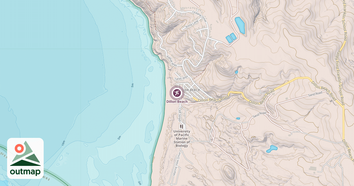 Map of Dillon Beach