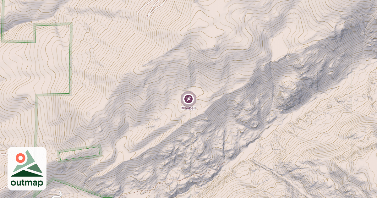 Map of Maybell
