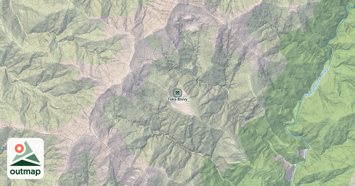 Map of Toka Bivvy