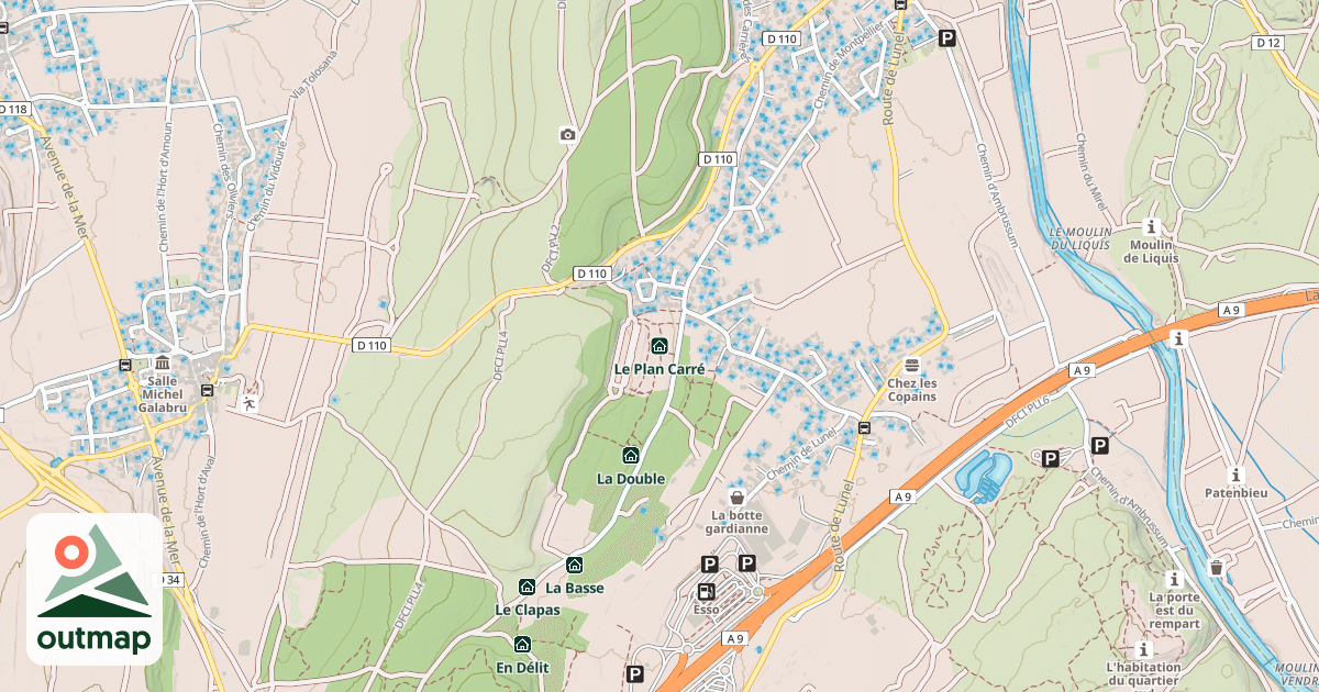 Map of Le Plan Carré