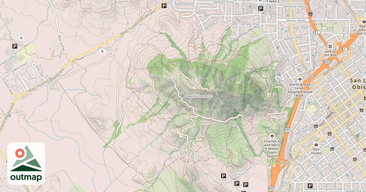 Map of Leapin' Lizards