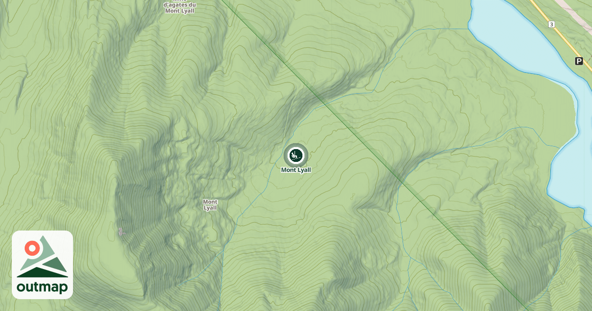 Map of Mont Lyall