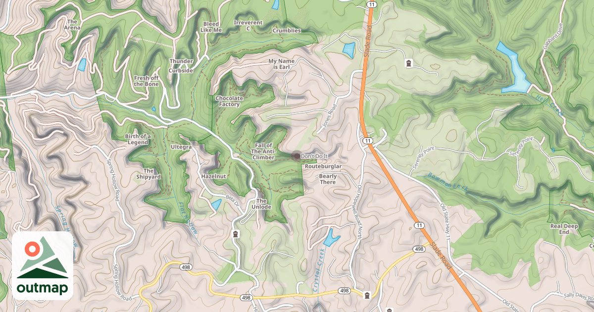 Map of Don't Do It