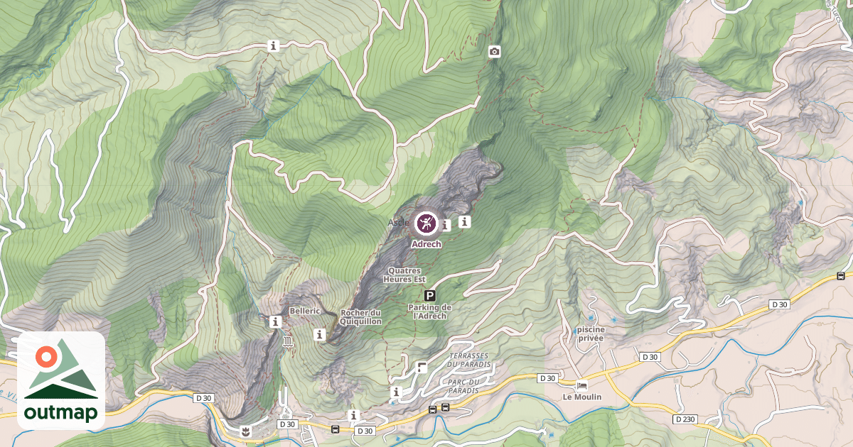 Map of Adrech