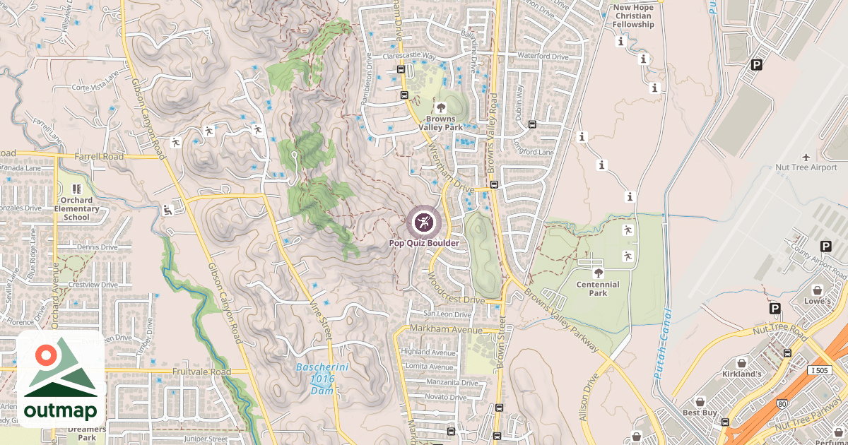 Map of Pop Quiz Boulder
