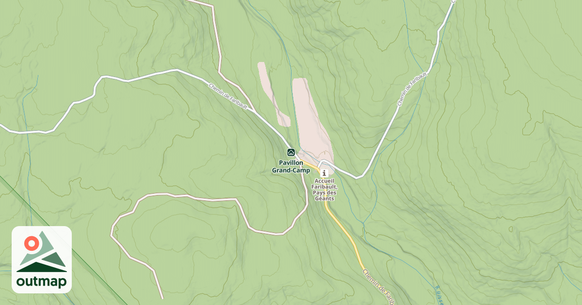 Map of Pavillon Grand-Camp