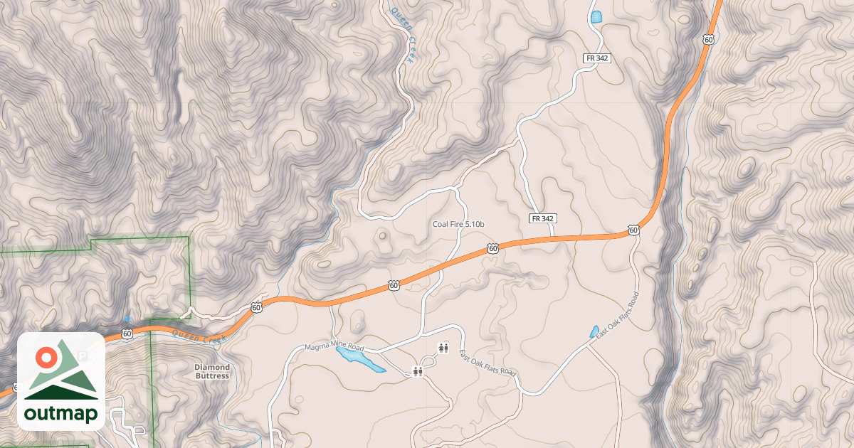 Map of Coal Fire