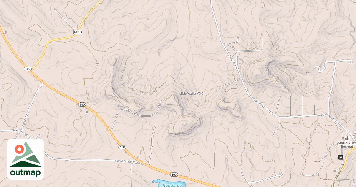 Map of Side Walks