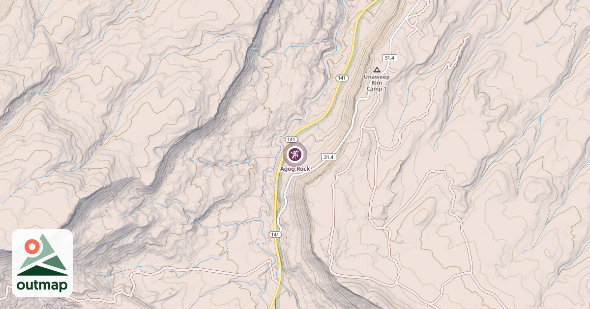 Map of Agog Rock
