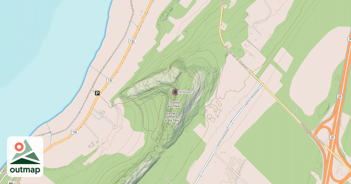 Map of Pénélope