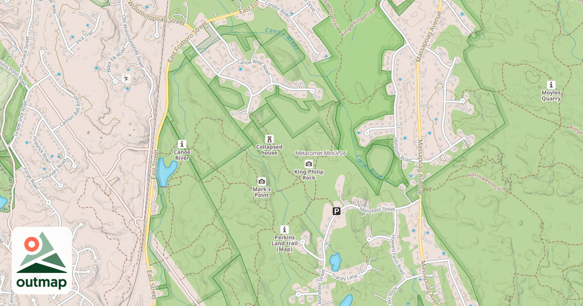 Map of Metacomet Mini