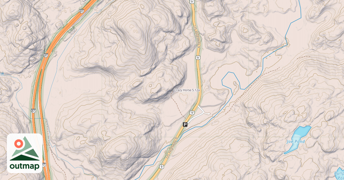 Map of Crazy Horse