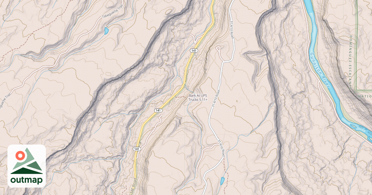 Map of Bark At UPS Trucks
