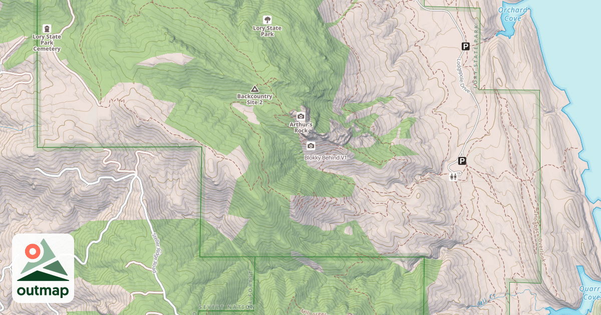Map of Blokky Behind