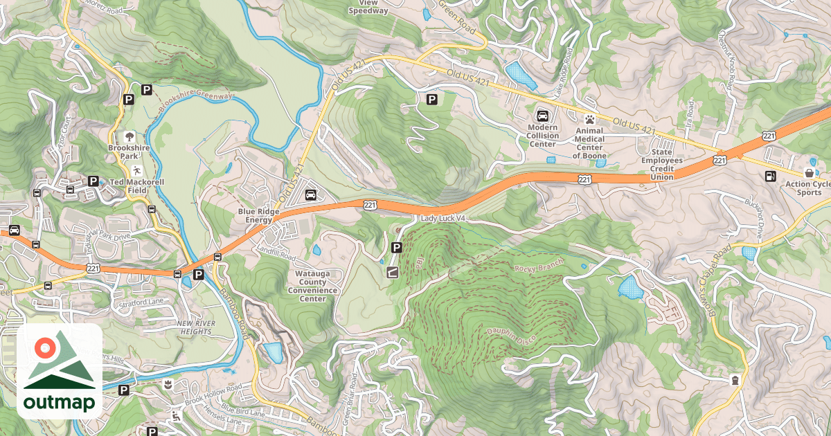 Map of Lady Luck