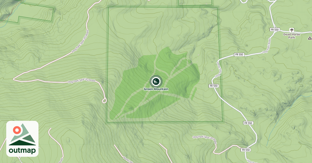 Map of Green Mountain
