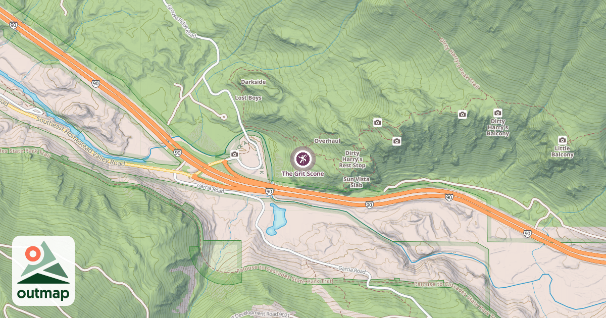 Map of The Grit Scone