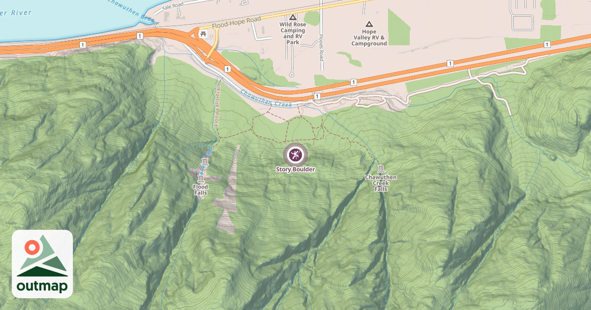 Map of Story Boulder