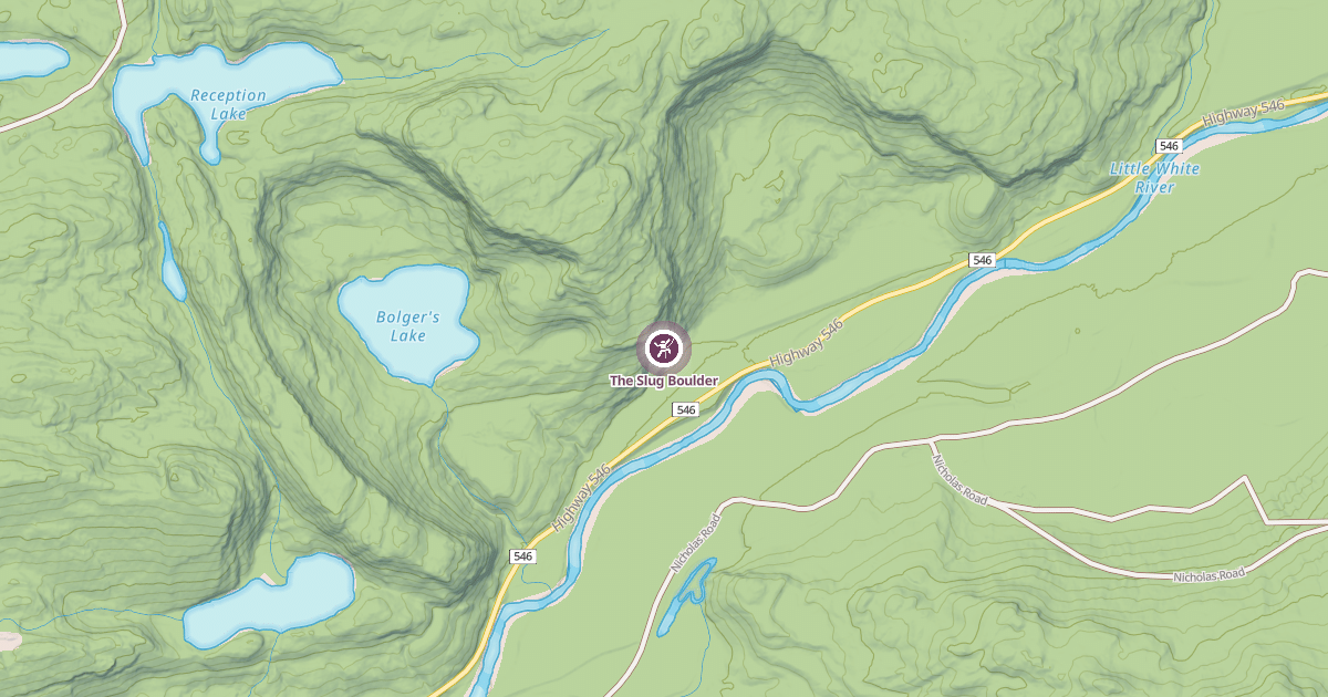 Map preview of The Slug Boulder