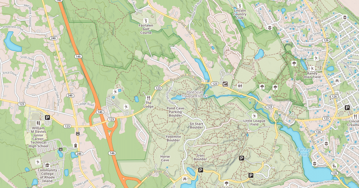 Map preview of Pond Scum Traverse R to L