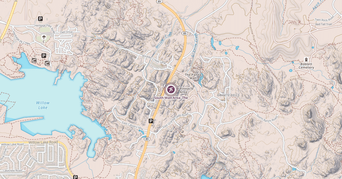 Map preview of South Wall Area, The