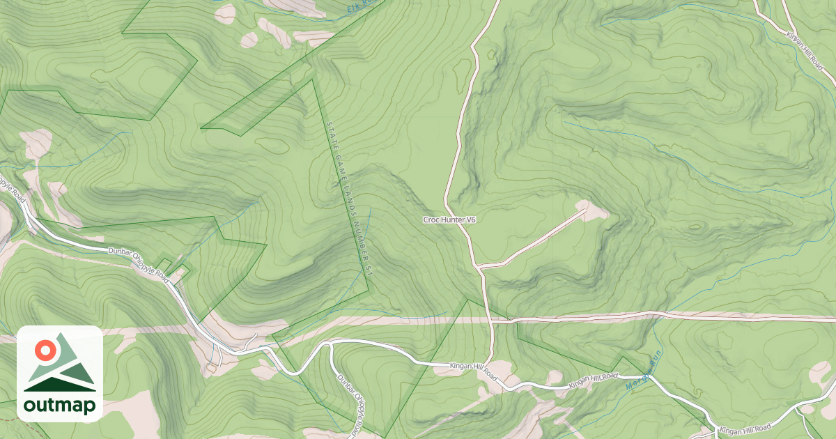 Map of Croc Hunter