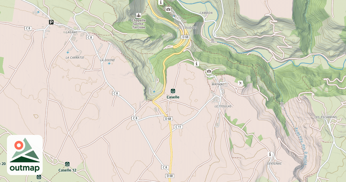 Map of Caselle