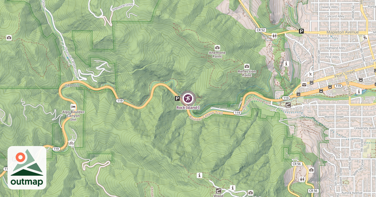 Map of Rock Island I